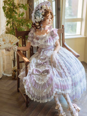 Garden Cat - Flower Wedding Lolita JSK Dress