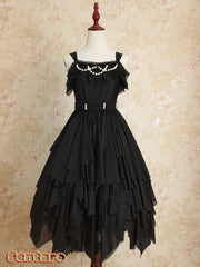 Sentaro - Little Whispers of Love - Multiple Colors Irregular Hem Lolita JSK