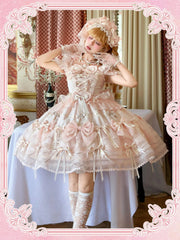 Puppets and Doll - Dream Bow - Bow Decoration Voile Gorgeous Lolita JSK