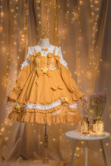 Aurora Kiss - Daily Lolita OP Long Sleeve Winter Dress