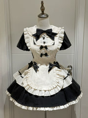 Hawthorn Berries - Maidette - Halloween Maid Lolita Apron OP Dress