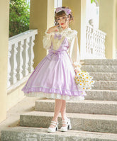 Strawberry Witch - Midsummer Star - Silver Foil Printing Lolita OP Dress