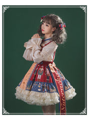 YingLuoFu - Santa Clara - Kawaii School Lolita JSK