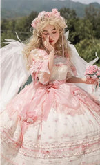 Mademoiselle Pearl - Rose Garden - Elegant Lolita Dress Bridal Floral Dress