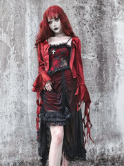 Blood Supply - Drawstring Christmas Gothic Lolita Long Dress