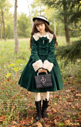 Unideer - Casual Lolita Winter Wool Down Coat Multicolors