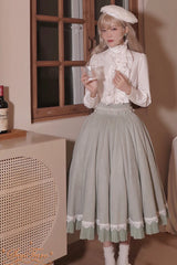Sentaro - Canneles Elegant Classic High Waist Lolita Skirt