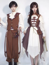 Letters from Unknown Star - Pirate Guide - Vintage Lolita Suit Vest JSK Dress