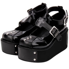 Angelic Imprint - Gothic Lolita Punk Platform Shoes