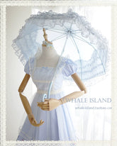 Whale Island - Laraine - Gorgeous Lolita Parasol Lace Umbrella Lolita Long Umbrella