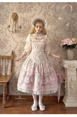 Urtto - Rococo - Spring Vintage Doll Lolita OP Dress with Light Upper
