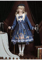 OCELOT - Classic Lolita OP Sailor Collar Elegant Lolita Dress