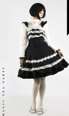 Magic Tea Party - Solid Color Lolita Casual Dress Floral Dress JSK