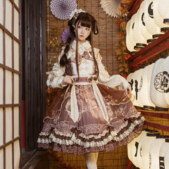 OCELOT - Yue Long Shi Yun - Daily Han Lolita Cake JSK
