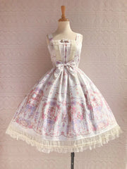 Yilia - Sweet Printing Winter Lolita JSK Dress