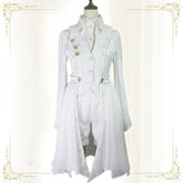Immortal Thorn - Snow Shadow - Long Sleeveless Ouji Lolita Coat