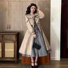 Sweet Wood - Winter Classic Lolita Coat Suit Woolen Plus Size Outerwear