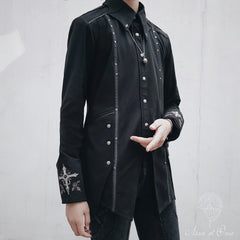 Arca et Ovis - Bat Wings - Gothic Lolita Blouse Ouji Fashion Lolita Shirt Long Sleeve