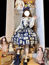 Magic Tea Party - Classic Lolita JSK with Elegant Art-Inspired Prints