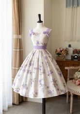 Forest Wardrobe - Forest Holiday - Elegant Lolita Foral Print JSK Dress Multicolors