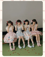 Summer Fairy - IP Collab Kawaii Lolita JSK Shirt Candy Box Hat