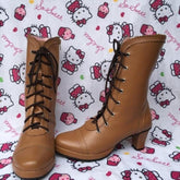 Antaina - Elegant Lolita Heel Boots Heel Shoes Multicolor