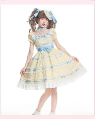 NanShengGe - Love Ice Cream - Sweet Lolita OP Dress Plus Size Multicolor