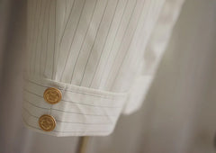 La Pomme - Ouji Lolita Stripes Middle Length Shorts