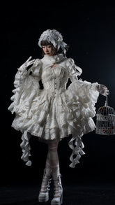 Smoothy - Caliburn - Gothic Lolita JSK Dress with Bolero with Detachable Sleeves