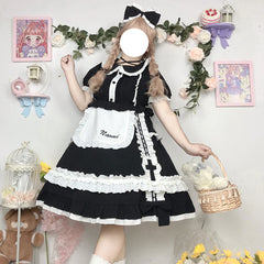 Niu Niu - Plus Size Lolita Nurse Summer OP Dress