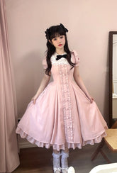 Sweet Wood - Long Vesion Elegant and Vintage Lolita OP