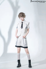 Princess Chronicles - Dry sea and Ashlar - Ouji Lolita White Short Set