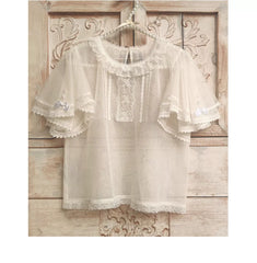 Garden Cat - Princess Sleeve Classic Lolita Blouse