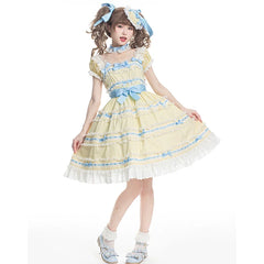 NanShengGe - Love Ice Cream - Sweet Lolita OP Dress Plus Size Multicolor