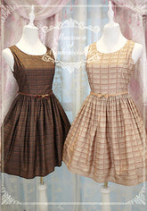 Chess Story - Le Chocolat - Elegant Lolita Macaron Chocolate Series JSK Dress