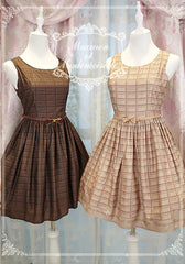 Chess Story - Le Chocolat - Elegant Lolita Macaron Chocolate Series JSK Dress