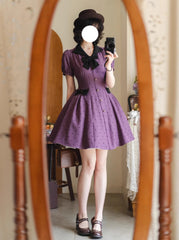 Forest Wardrobe - Forest Polka-Dot - Classic Lolita OP Dress With Polka Dots & Pockets