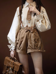 Piggy Bun - Famous Detective Goose - Ouji Lolita Shorts Set