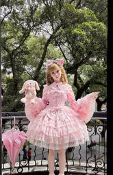 Sugar Girl - Love Overture - Sweet Lolita JSK Suit Tiered Ruffles Dress