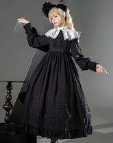 Sanshanjiu - A Quiet Place - Nun Style Gothic Lolita OP Dress