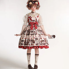Confession Balloon - Sweet Lolita Chocolate Kawaii Daily Lolita JSK