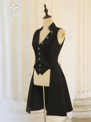 Immortal Thorn - Forever Night Poem - Male Lolita Ouji Lolita Vest