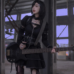 With Puji - Trapped Song - Punk Lolita JSK Dress Set