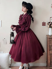 Forest Song - Astris - Classic Lolita SK Double-sided Wearing Fishbone Skirt