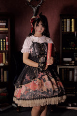 Strawberry Witch - Clock Encounter - Summer Lolita JSK Dress
