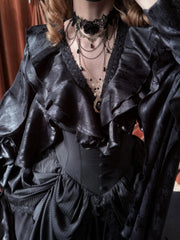 Muppet Mind Ben - Oracle Top - Gothic Lolita Blouse Long Bat Sleeve Shirt