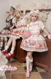 Polaris Lolita - Rabbit Berry Gift Box - Sweet Lolita Salopette and Dress Set
