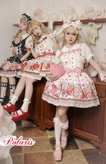 Polaris Lolita - Rabbit Berry Gift Box - Sweet Lolita Salopette and Dress Set