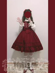 Strawberry Witch - Sweet Lolita JSK Multicolored Lolita Dress
