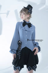 Princess Chronicles - Narrative Rule - Ouji Lolita Prince Shorts Set Long Vest